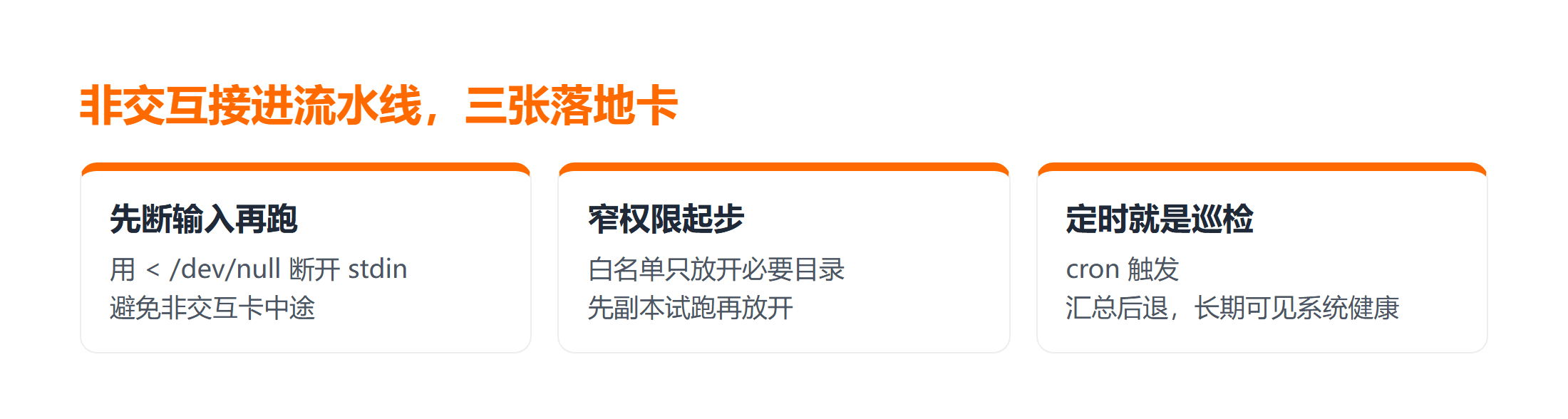 非交互三场景落地卡