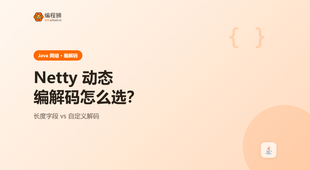 Netty 怎么动态编解码？长度字段与自定义解码器的取舍