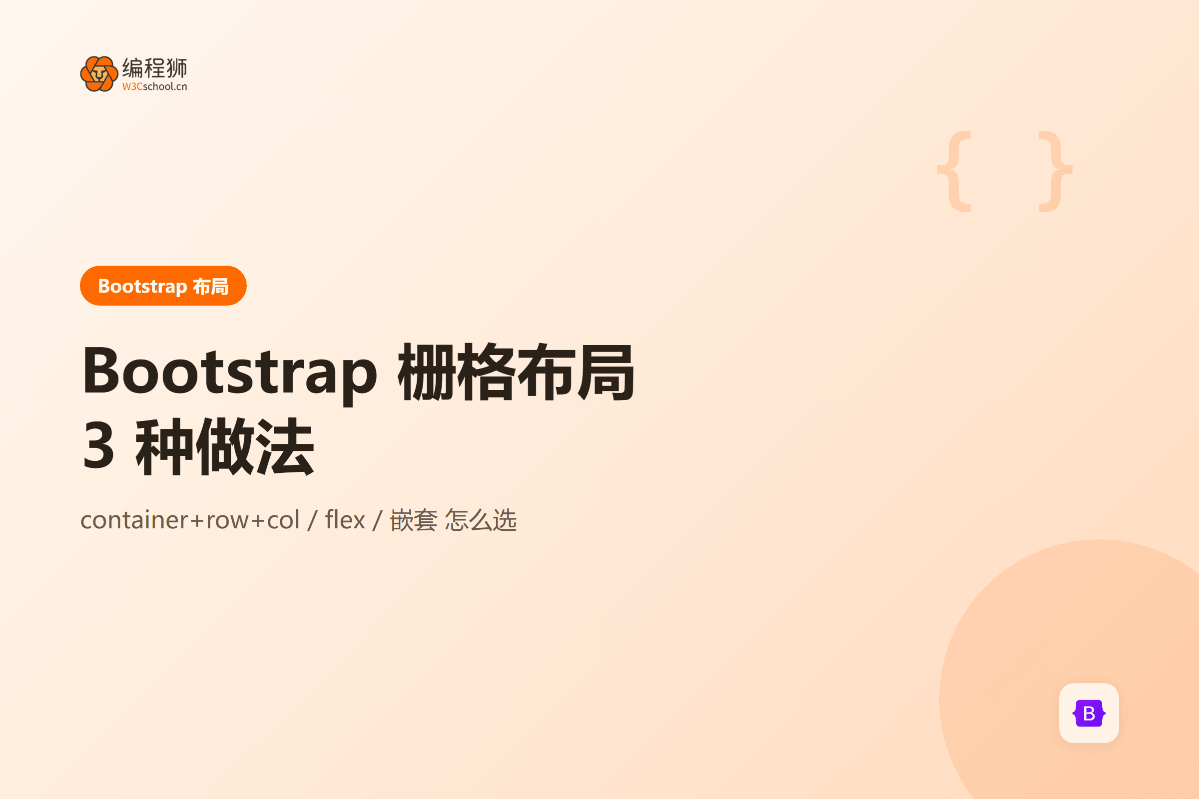 Bootstrap 栅格布局封面图