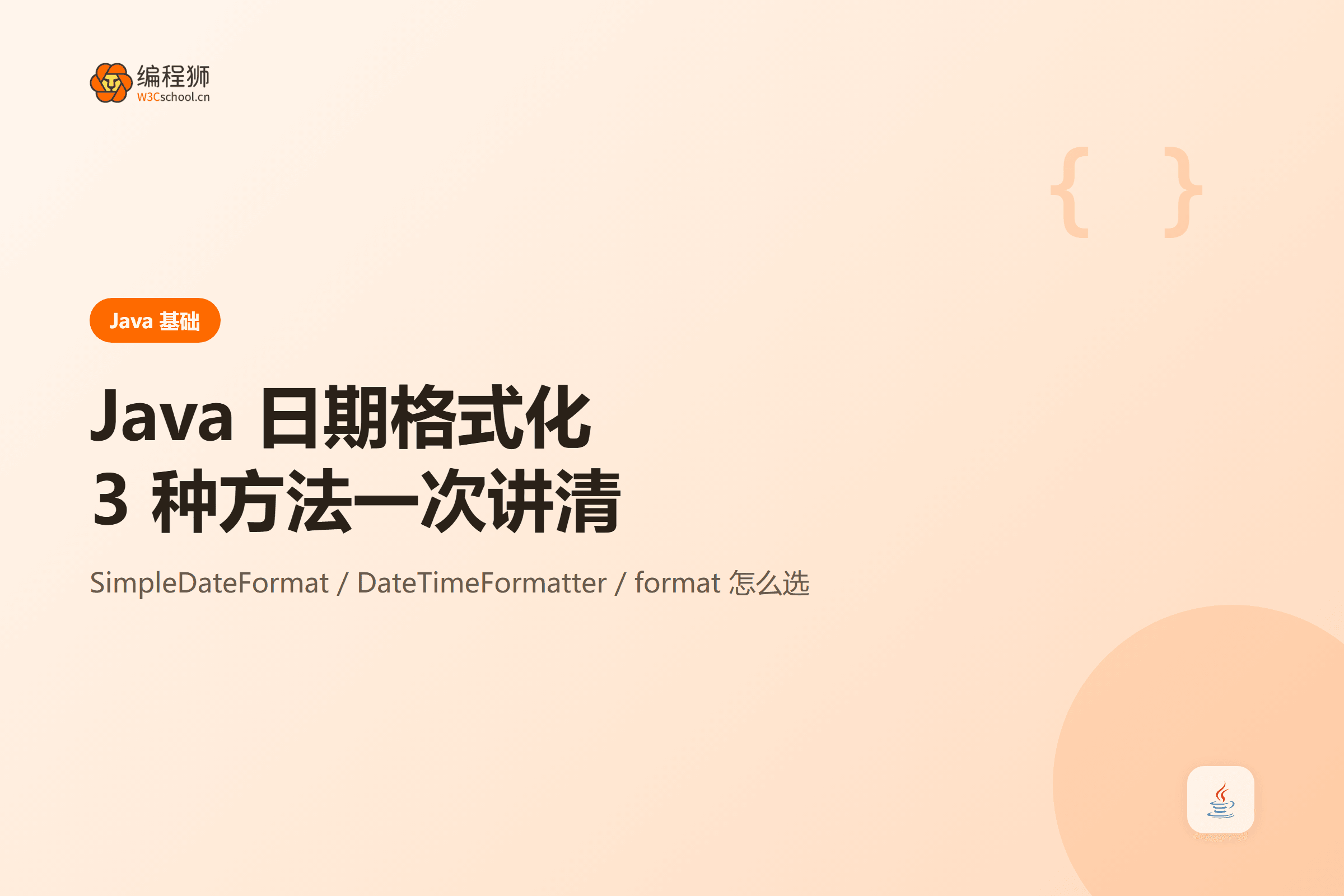 Java 日期格式化封面图