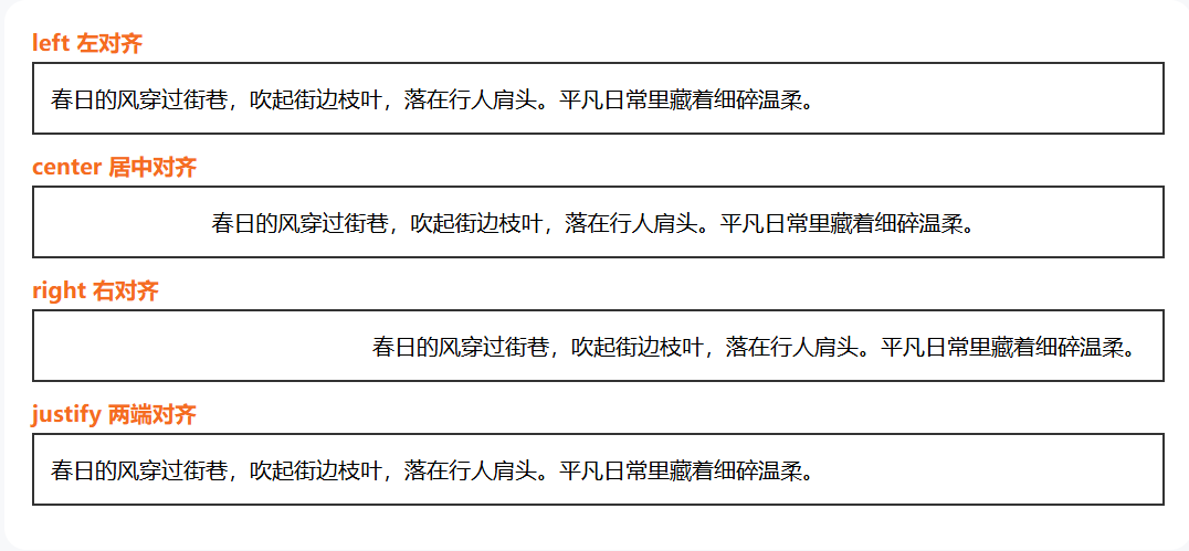 CSS 怎么让文字两端对齐？text-align:justify 完整写法讲透