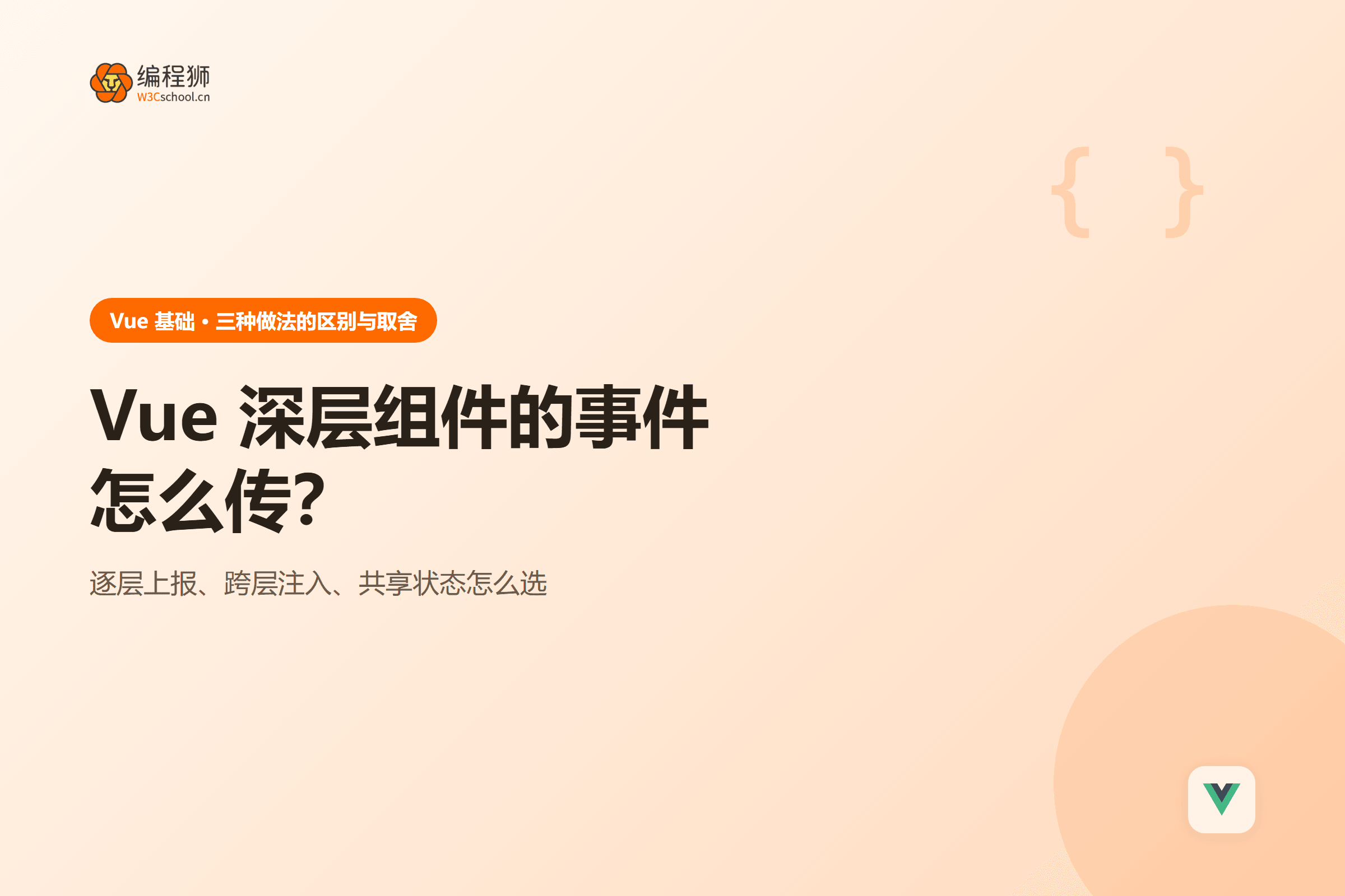 Vue 深层组件的事件怎么传?