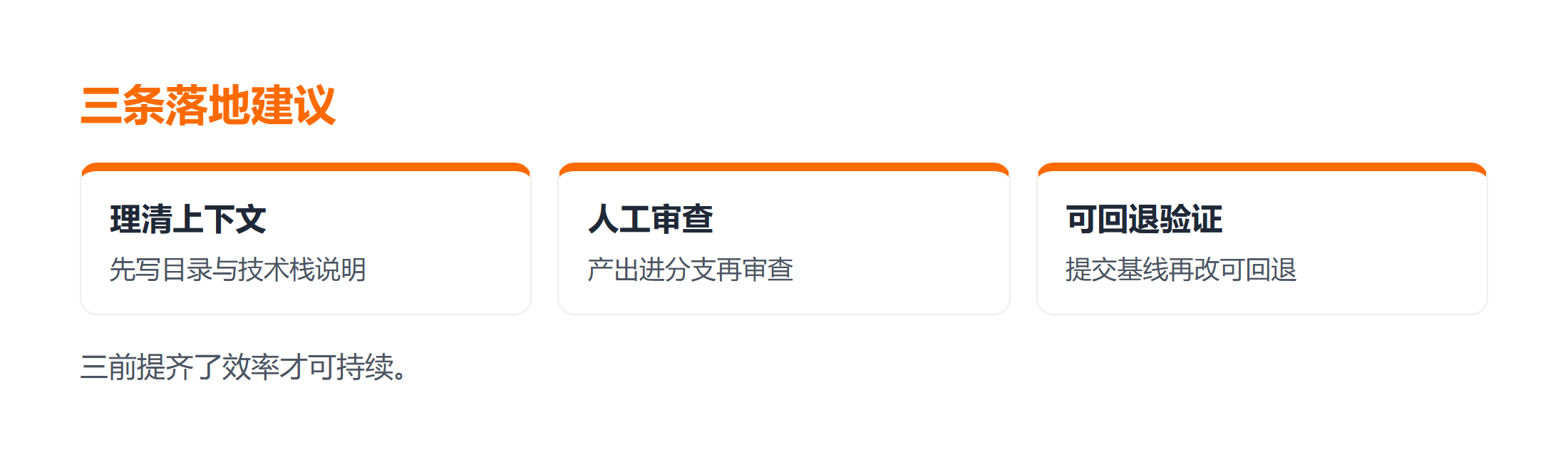 MonkeyCode 提效的三条落地建议