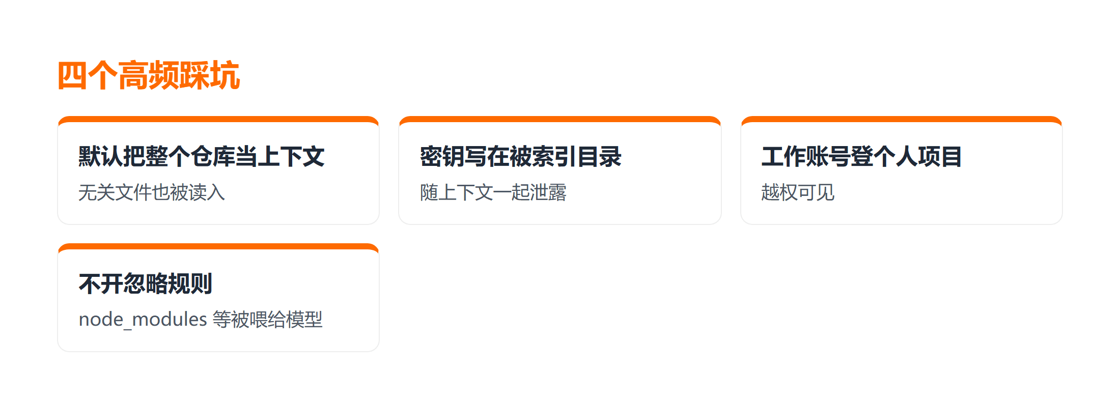 四个高频踩坑的现象与修复