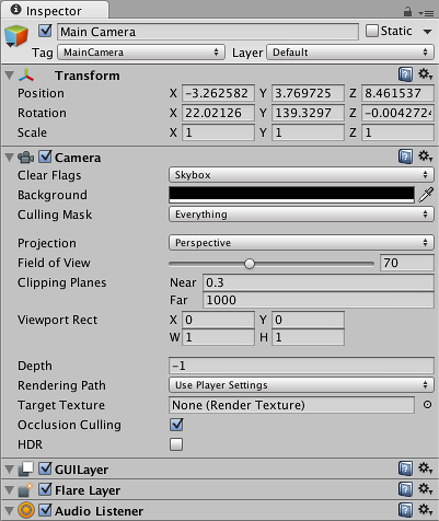 Unity 通用检查器