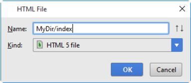 IntelliJ IDEA 创建基于模板的文件